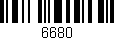 Código de barras (EAN, GTIN, SKU, ISBN): '6680'