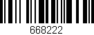 Código de barras (EAN, GTIN, SKU, ISBN): '668222'