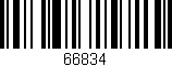 Código de barras (EAN, GTIN, SKU, ISBN): '66834'