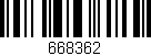 Código de barras (EAN, GTIN, SKU, ISBN): '668362'