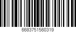 Código de barras (EAN, GTIN, SKU, ISBN): '6683751560319'