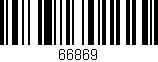 Código de barras (EAN, GTIN, SKU, ISBN): '66869'