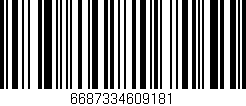 Código de barras (EAN, GTIN, SKU, ISBN): '6687334609181'