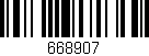Código de barras (EAN, GTIN, SKU, ISBN): '668907'