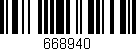 Código de barras (EAN, GTIN, SKU, ISBN): '668940'