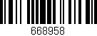 Código de barras (EAN, GTIN, SKU, ISBN): '668958'