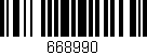 Código de barras (EAN, GTIN, SKU, ISBN): '668990'