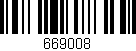 Código de barras (EAN, GTIN, SKU, ISBN): '669008'