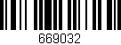 Código de barras (EAN, GTIN, SKU, ISBN): '669032'