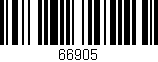 Código de barras (EAN, GTIN, SKU, ISBN): '66905'