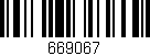 Código de barras (EAN, GTIN, SKU, ISBN): '669067'