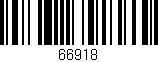 Código de barras (EAN, GTIN, SKU, ISBN): '66918'