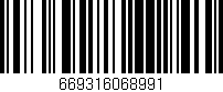 Código de barras (EAN, GTIN, SKU, ISBN): '669316068991'