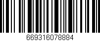 Código de barras (EAN, GTIN, SKU, ISBN): '669316078884'