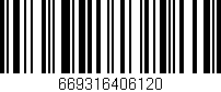 Código de barras (EAN, GTIN, SKU, ISBN): '669316406120'