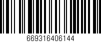 Código de barras (EAN, GTIN, SKU, ISBN): '669316406144'