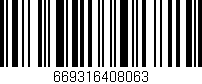Código de barras (EAN, GTIN, SKU, ISBN): '669316408063'