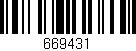 Código de barras (EAN, GTIN, SKU, ISBN): '669431'