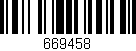 Código de barras (EAN, GTIN, SKU, ISBN): '669458'