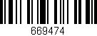 Código de barras (EAN, GTIN, SKU, ISBN): '669474'