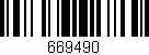 Código de barras (EAN, GTIN, SKU, ISBN): '669490'