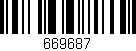 Código de barras (EAN, GTIN, SKU, ISBN): '669687'
