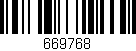 Código de barras (EAN, GTIN, SKU, ISBN): '669768'