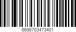 Código de barras (EAN, GTIN, SKU, ISBN): '6698703473401'