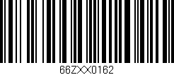 Código de barras (EAN, GTIN, SKU, ISBN): '66ZXX0162'