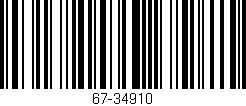 Código de barras (EAN, GTIN, SKU, ISBN): '67-34910'