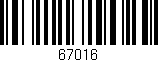 Código de barras (EAN, GTIN, SKU, ISBN): '67016'