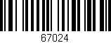 Código de barras (EAN, GTIN, SKU, ISBN): '67024'