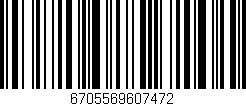 Código de barras (EAN, GTIN, SKU, ISBN): '6705569607472'