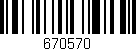Código de barras (EAN, GTIN, SKU, ISBN): '670570'