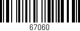 Código de barras (EAN, GTIN, SKU, ISBN): '67060'