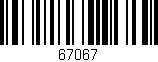 Código de barras (EAN, GTIN, SKU, ISBN): '67067'