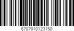 Código de barras (EAN, GTIN, SKU, ISBN): '6707910123150'