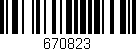 Código de barras (EAN, GTIN, SKU, ISBN): '670823'