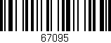 Código de barras (EAN, GTIN, SKU, ISBN): '67095'