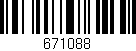 Código de barras (EAN, GTIN, SKU, ISBN): '671088'