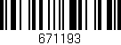 Código de barras (EAN, GTIN, SKU, ISBN): '671193'