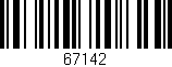 Código de barras (EAN, GTIN, SKU, ISBN): '67142'