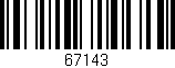 Código de barras (EAN, GTIN, SKU, ISBN): '67143'