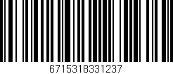 Código de barras (EAN, GTIN, SKU, ISBN): '6715318331237'