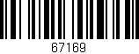 Código de barras (EAN, GTIN, SKU, ISBN): '67169'