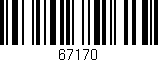 Código de barras (EAN, GTIN, SKU, ISBN): '67170'