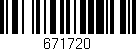 Código de barras (EAN, GTIN, SKU, ISBN): '671720'