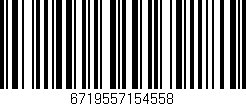 Código de barras (EAN, GTIN, SKU, ISBN): '6719557154558'