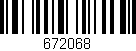 Código de barras (EAN, GTIN, SKU, ISBN): '672068'
