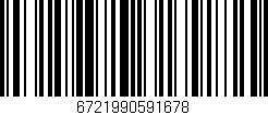 Código de barras (EAN, GTIN, SKU, ISBN): '6721990591678'